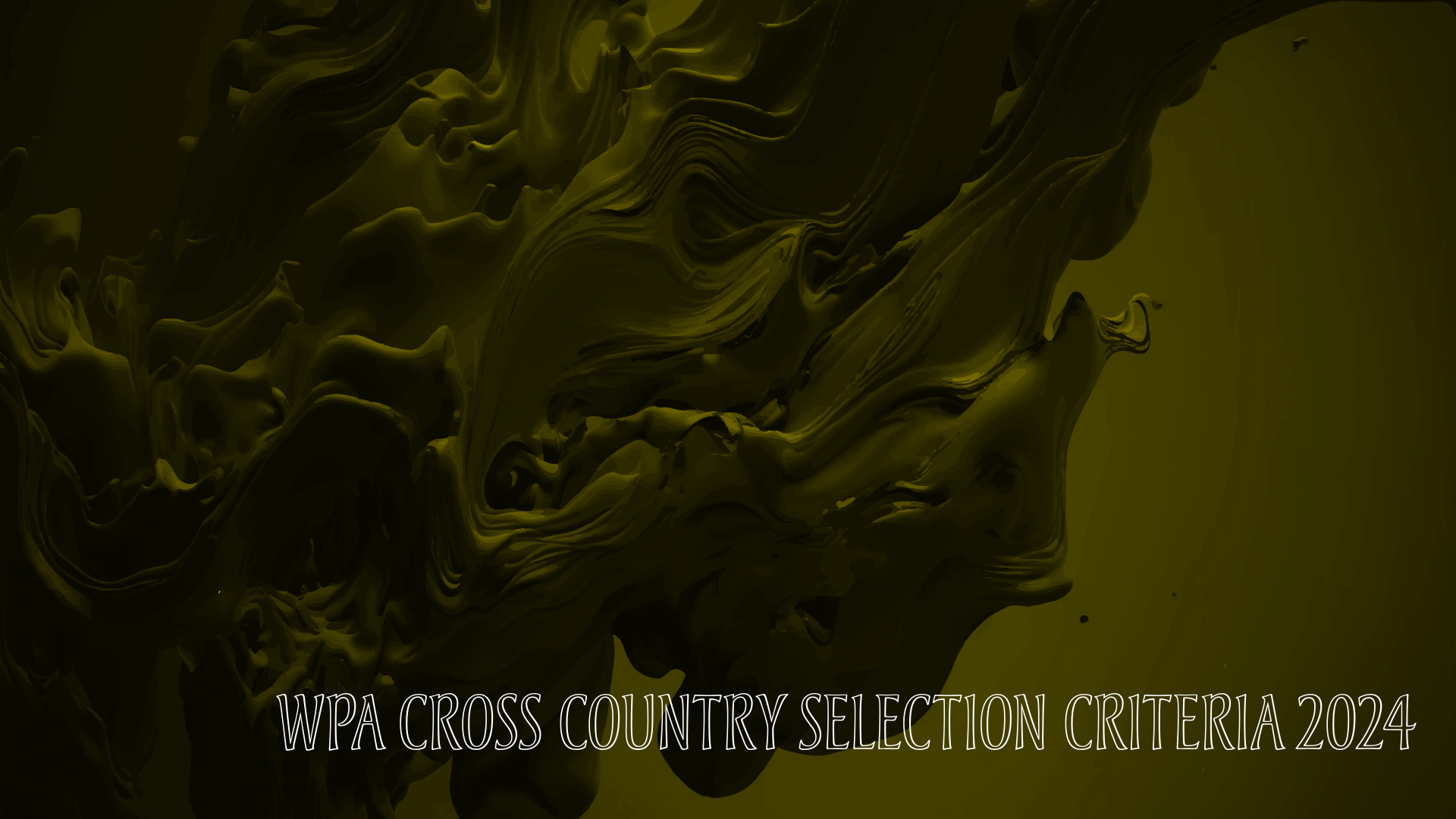 WPA Cross Country Schedule